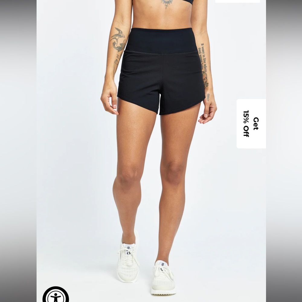 Oiselle High Rise Roga Shorts - black